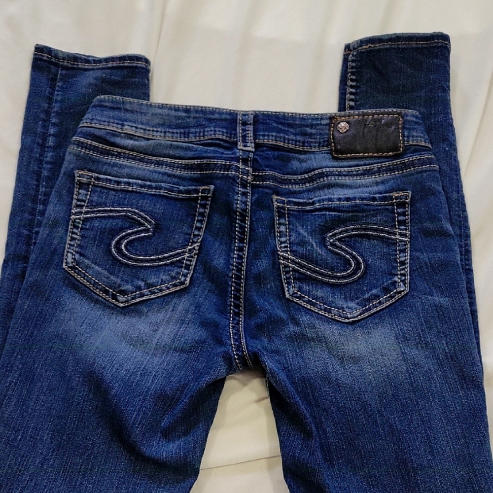 Silver Suki Mid Super Skinny Jeans